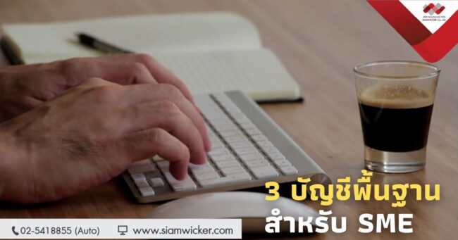3 บัญชีพื้นฐาน SME