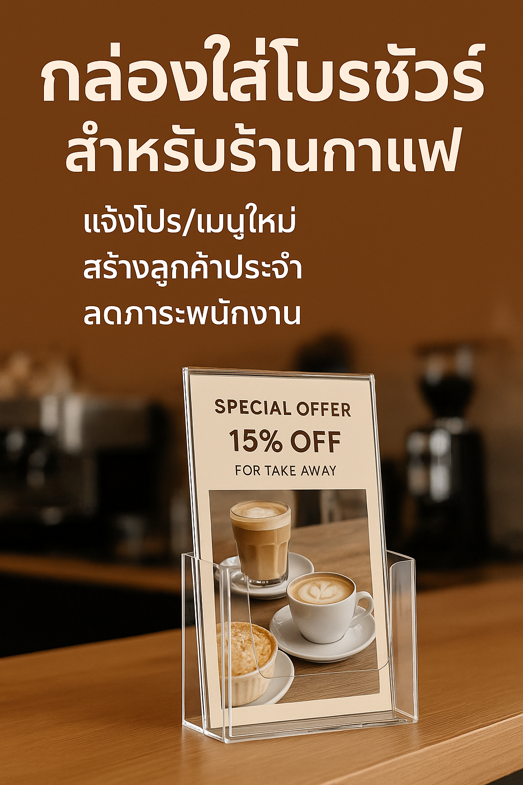 กล่องใส่โบรชัวร์