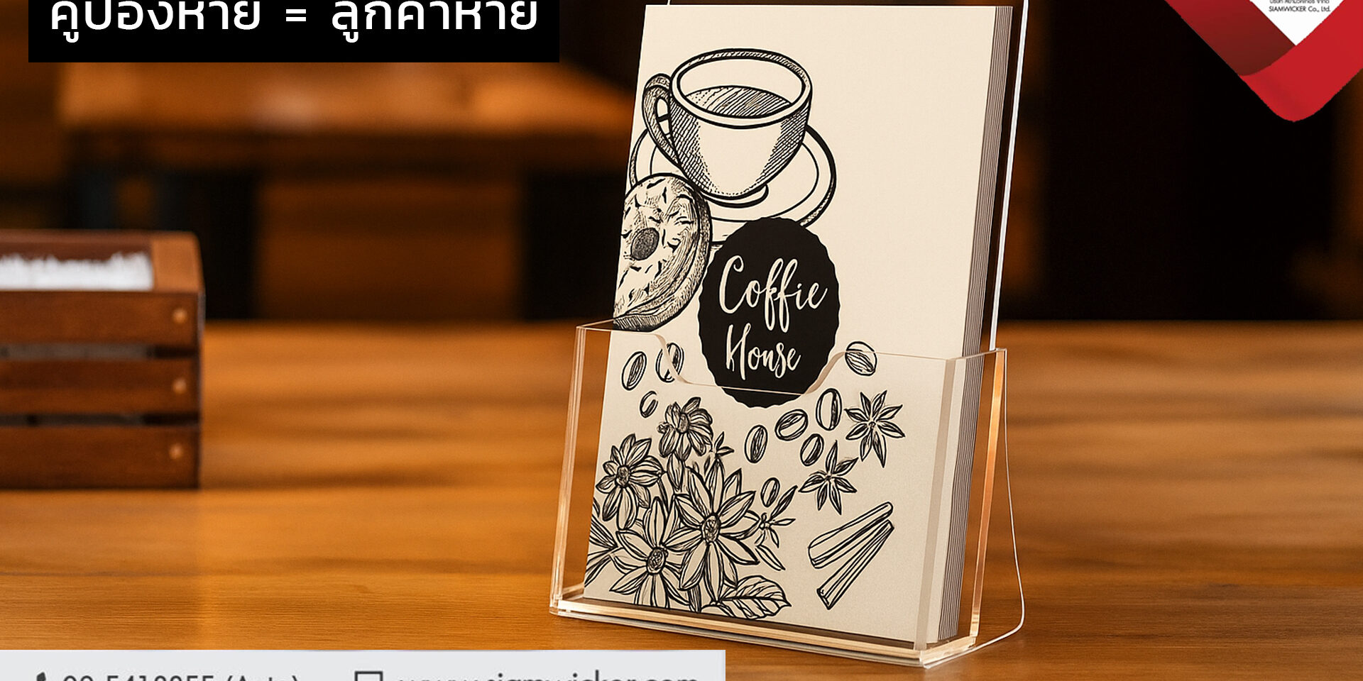 facebook4 กล่องใส่โบรชัวร์