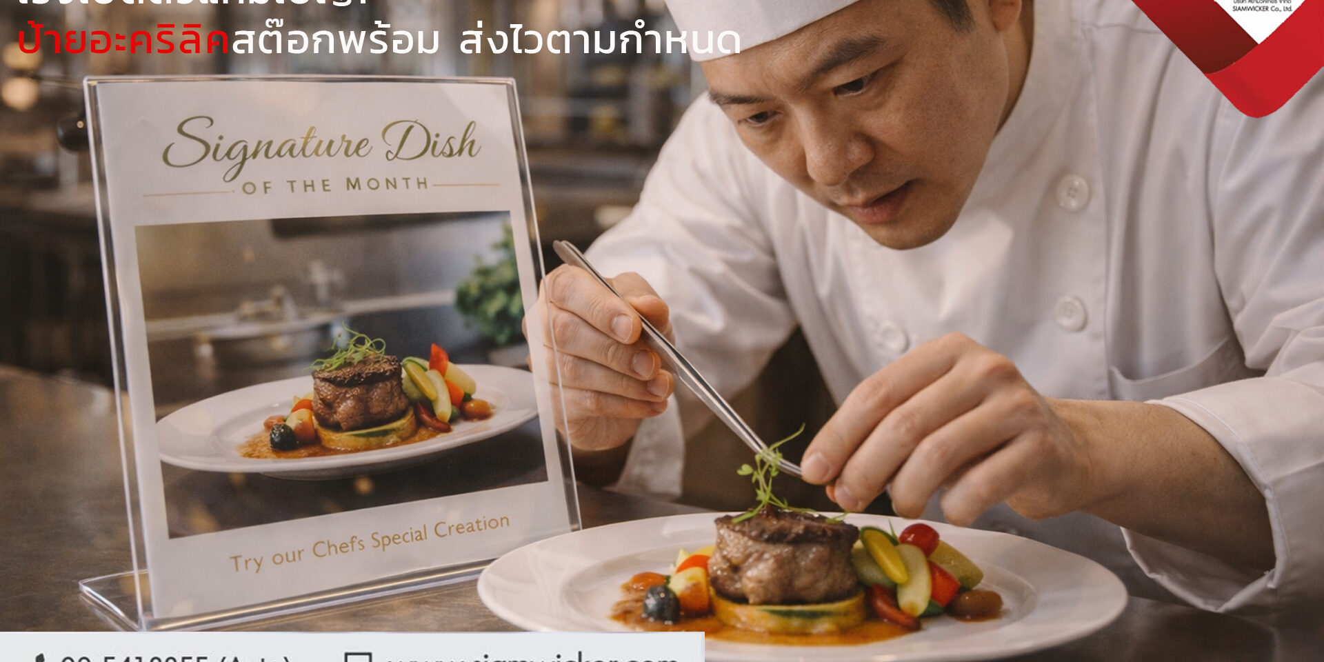 ป้ายอะคริลิค