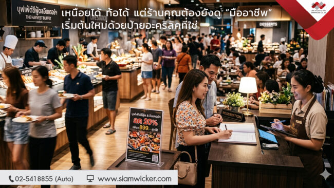 ป้ายอะคริลิค