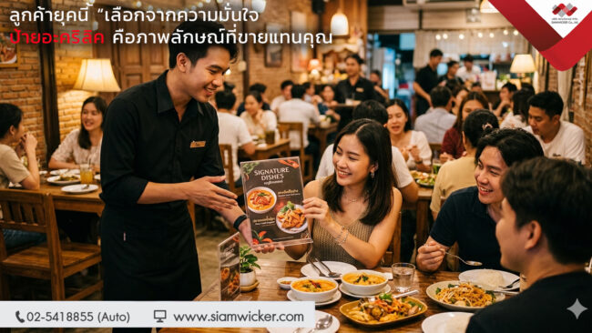 ป้ายอะคริลิค