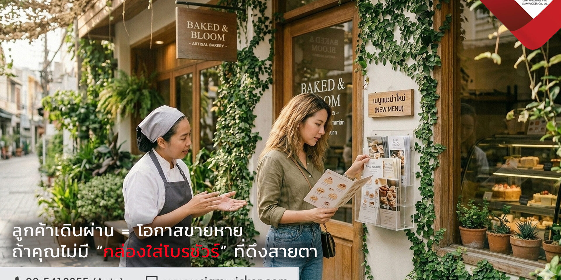 facebook9 กล่องใส่โบรชัวร์