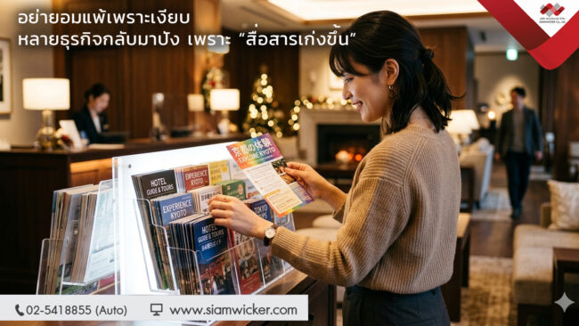 กล่องใส่โบรชัวร์
