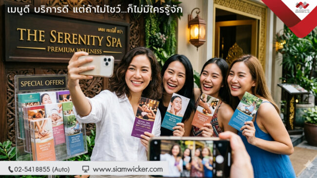 กล่องใส่โบรชัวร์